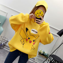 Cargue la imagen en el visor de la galería, compre elegante suéter de Pokemon Pikachu de gran tamaño