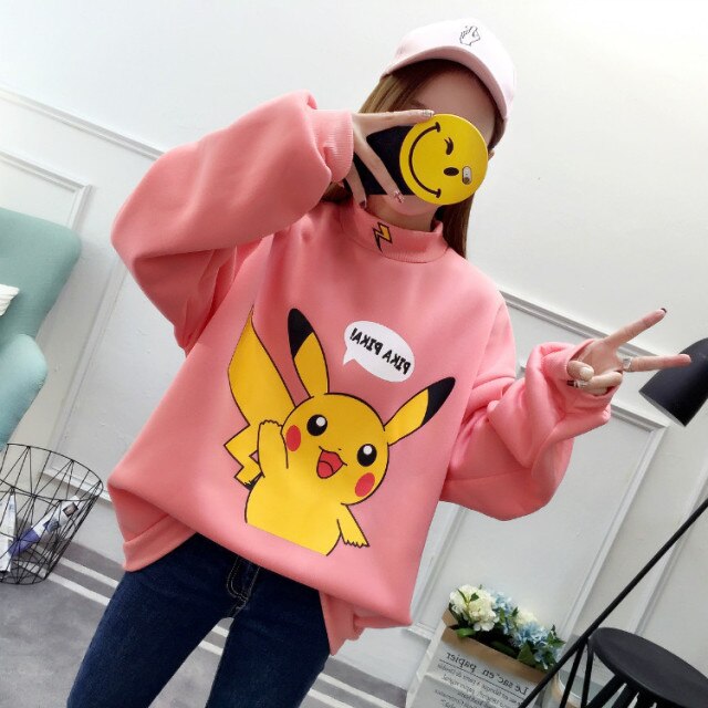 Pink hot sale pikachu sweater