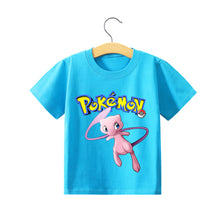 Lade das Bild in den Galerie-Viewer, Pokemon Pikachu Kinder Sommer T-Shirts in vielen Motiven und Größen kaufen
