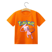 Lade das Bild in den Galerie-Viewer, Pokemon Pikachu Kinder Sommer T-Shirts in vielen Motiven und Größen kaufen
