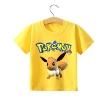 Lade das Bild in den Galerie-Viewer, Pokemon Pikachu Kinder Sommer T-Shirts in vielen Motiven und Größen kaufen
