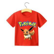 Lade das Bild in den Galerie-Viewer, Pokemon Pikachu Kinder Sommer T-Shirts in vielen Motiven und Größen kaufen
