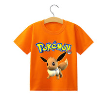 Lade das Bild in den Galerie-Viewer, Pokemon Pikachu Kinder Sommer T-Shirts in vielen Motiven und Größen kaufen
