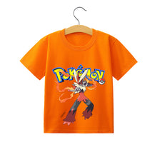 Lade das Bild in den Galerie-Viewer, Pokemon Pikachu Kinder Sommer T-Shirts in vielen Motiven und Größen kaufen
