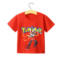 Lade das Bild in den Galerie-Viewer, Pokemon Pikachu Kinder Sommer T-Shirts in vielen Motiven und Größen kaufen
