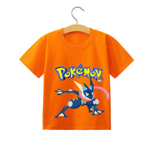 Lade das Bild in den Galerie-Viewer, Pokemon Pikachu Kinder Sommer T-Shirts in vielen Motiven und Größen kaufen
