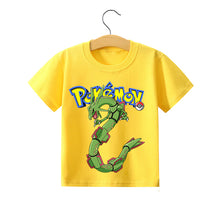 Lade das Bild in den Galerie-Viewer, Pokemon Pikachu Kinder Sommer T-Shirts in vielen Motiven und Größen kaufen
