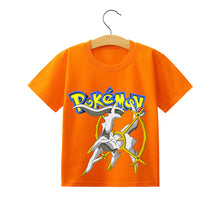 Lade das Bild in den Galerie-Viewer, Pokemon Pikachu Kinder Sommer T-Shirts in vielen Motiven und Größen kaufen
