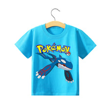 Lade das Bild in den Galerie-Viewer, Pokemon Pikachu Kinder Sommer T-Shirts in vielen Motiven und Größen kaufen
