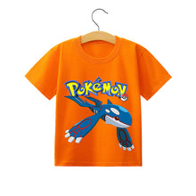 Lade das Bild in den Galerie-Viewer, Pokemon Pikachu Kinder Sommer T-Shirts in vielen Motiven und Größen kaufen
