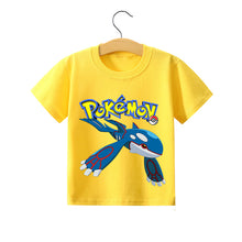 Lade das Bild in den Galerie-Viewer, Pokemon Pikachu Kinder Sommer T-Shirts in vielen Motiven und Größen kaufen
