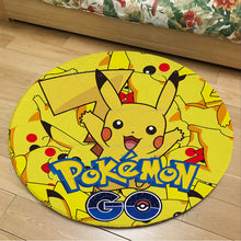 Lade das Bild in den Galerie-Viewer, Runder Flanel Pokemon Teppich in vielen Motiven kaufen
