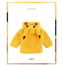 Cargue la imagen en el visor de la galería, compre Pokemon Pikachu Kids Hooded Jacket Hoodie