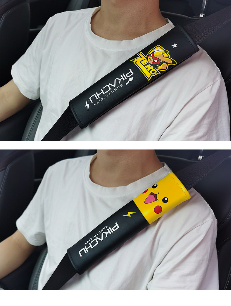 Auto Sitzgurt Cover im Pikachu oder Pokemon Design kaufen