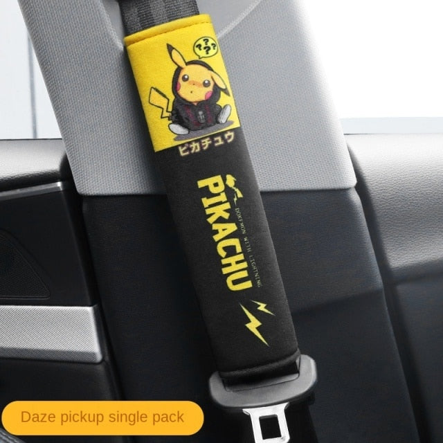 Auto Sitzgurt Cover im Pikachu oder Pokemon Design kaufen