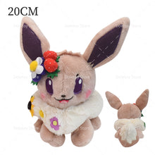 Load the picture into the gallery viewer, buy Pokemon stuffed animals in the flower edition: Eevee, Galarian Gallopa, Iksbat etc
