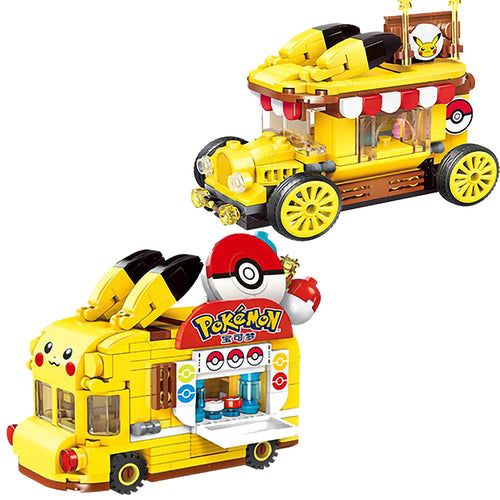 Pokémon Pikachu Mini Autos in 2 Versionen zum selbstbauen kaufen