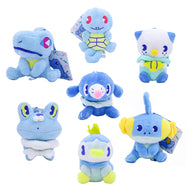 Buy plush figures set of 7 Pokémon with Plinfa, Ottaro, Hydropi, Froxy, Karnimani, Schiggy