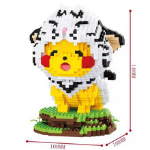 Lade das Bild in den Galerie-Viewer, Pokémon 3D Bausatz Pikachu im Tigerkostüm kaufen
