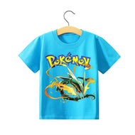 Pokemon Kinder Pikachu T-Shirt für den Sommer viele Motive kaufen
