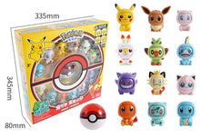 Cargue la imagen en el visor de la galería, compre una caja de juego Pokémon con Pokéball y Pokémon que cambian la cara