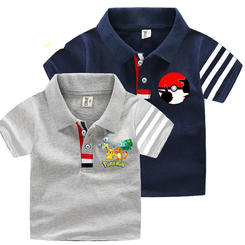 Pokemon Polo Shirts für Kinder mit vielen verschiedenen Motiven für den Sommer kaufen