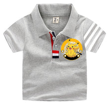 Load the image into the gallery viewer, buy Pokemon polo shirts for kids with many different motifs for the summer