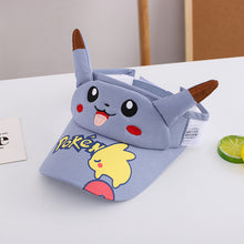 Cargue la imagen en el visor de la galería, Pikachu Kids Sun Protection Cap: excelente para las compras de verano y festividades