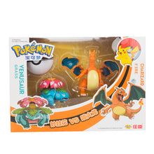 Load the image into the gallery viewer, buy a Pokemon toy set with 2x figures and 2x Pokeballs (different motifs to choose from).