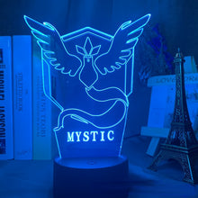 Cargue la imagen en el visor de la galería, compre la lámpara Pokemon Team Mystic Night Light