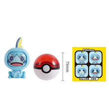Chargez l'image dans la visionneuse de la galerie, achetez Pokémon Pokéball avec un personnage Pokémon qui change de visage.