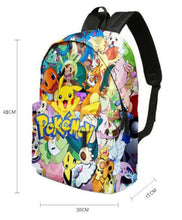 Cargue la imagen en el visor de la galería, compre una mochila de Pikachu con un estuche para lápices en un juego para la escuela, etc.