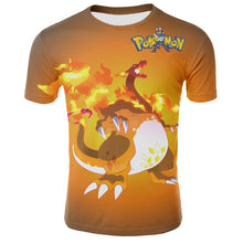 Chargez l'image dans la visionneuse de la galerie, achetez des t-shirts pour enfants à motifs Pokemon et Pikachu