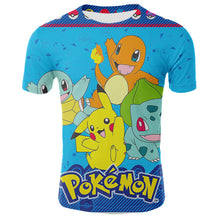 Lade das Bild in den Galerie-Viewer, Kinder T Shirts Pokemon und Pikachu Motive kaufen
