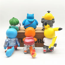 Load the image into the gallery viewer, buy Pokemon Figure Set - Pikachu Squirtle Charmander Psyduck