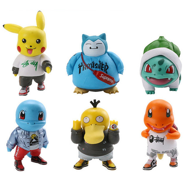 Pokemon Figuren Set - Pikachu Squirtle Charmander Psyduck kaufen