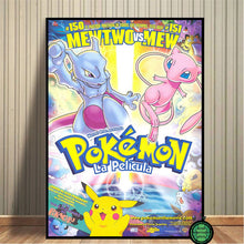 Chargez l'image dans la visionneuse de galerie, achetez Pokemon Posters Art Prints Ash Ketchum Pikachu Jigglypuff etc.