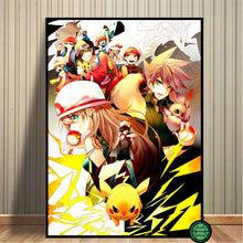 Load the image into the gallery viewer, buy Pokemon Posters Art Prints Ash Ketchum Pikachu Jigglypuff etc