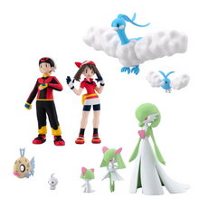 Load the picture into the gallery viewer, buy Pokemon figures with trainer and Pokemon - different motifs