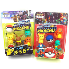 Lade das Bild in den Galerie-Viewer, Pokemon Pikachu 3in1 Radiergummi Set (zufällige Auswahl) kaufen
