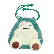 Lade das Bild in den Galerie-Viewer, Flauschiger Snorlax Relaxo Beutel Tasche kaufen
