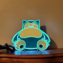 Cargue la imagen en el visor de la galería, compre la lámpara de pared con luz de neón LED de Pokémon