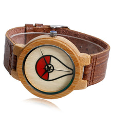 Load the picture into the Gallery Viewer, Buy Pokeball Pokemon Bamboo Wood Wristwatch