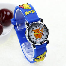 Chargez l'image dans la visionneuse de galerie pour acheter une montre-bracelet Pikachu Pokemon pour enfants (4 couleurs au choix)