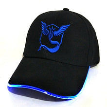 Load the picture into the gallery viewer, LED Pokemon Go Cap - Glows in the dark! to buy