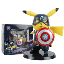 Load the picture into the gallery viewer to buy Pikachu Captain America Cosplay Figure