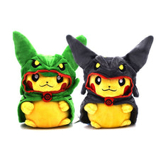 Load the picture into the gallery viewer, buy Pikachu Rayquaza Cosplay Green or Black (about 20cm)