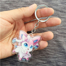 Load the image into the gallery viewer, buy Pokemon Sylveon Keychain / Tag / Lanyard