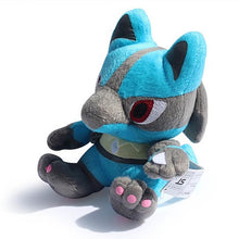 Load the picture into the gallery viewer, buy Lucario fabric Pokemon (approx. 18cm)