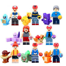 Load the picture into the gallery viewer, buy Pokemon Trainer set of 7 figures